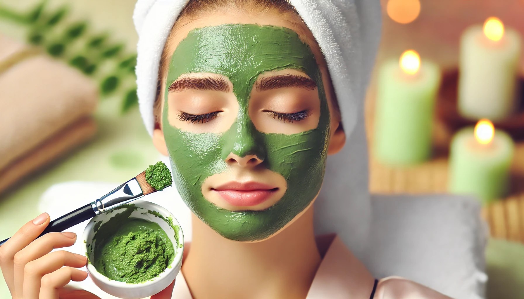 how to apply green tea on face